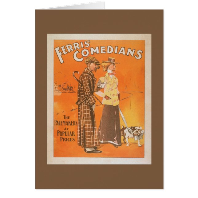 Ferris Comedians "Pacemakers at Popular Prices" (Front)