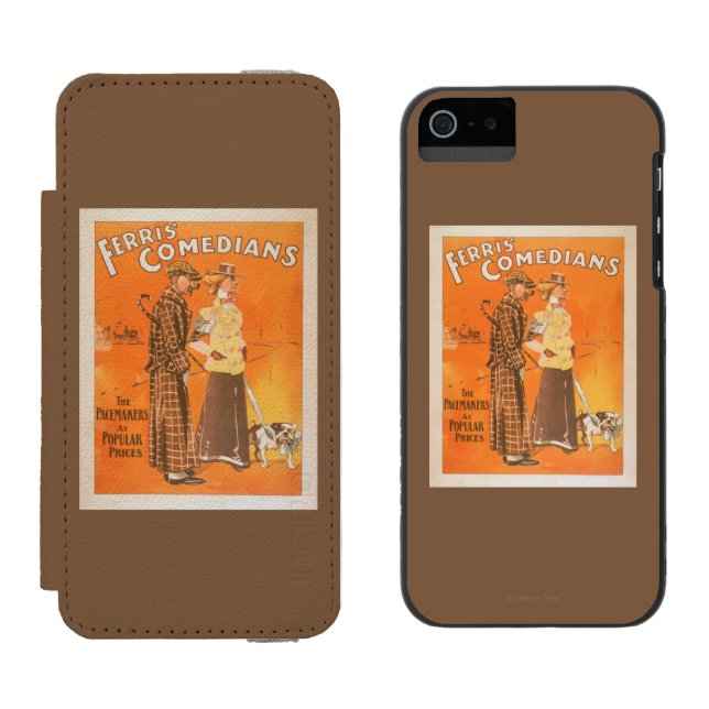 Ferris Comedians "Pacemakers at Popular Prices" Incipio iPhone Wallet Case (Side by Side)