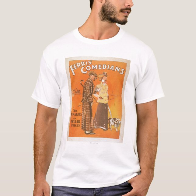 Ferris Comedians "Pacemakers at Popular Prices" T-Shirt (Front)