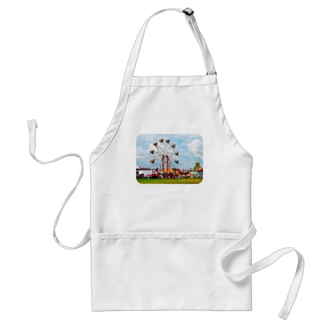 Ferris Wheel Against Blue Sky Standard Apron (Front)
