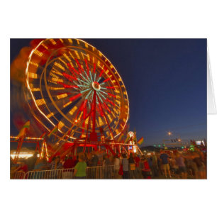 Ferris wheel at dusk at the Northwest Montana