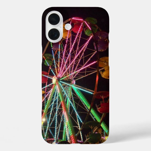 Ferris Wheel at Night Photo Case-Mate iPhone Case (Back)