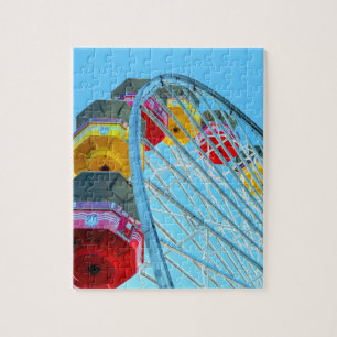 Ferris Wheel at Santa Monica Pier, California Jigsaw Puzzle