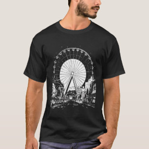Ferris Wheel Carnival Festival County Fair Amuseme T-Shirt
