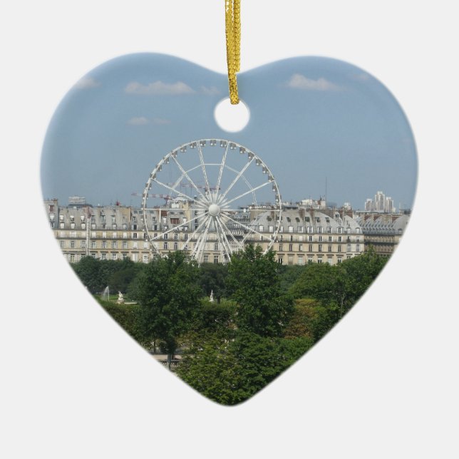 Ferris Wheel Ceramic Tree Decoration (Front)