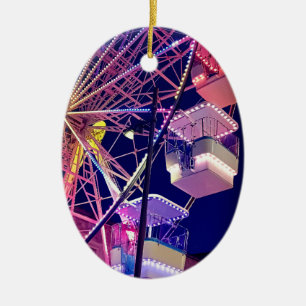 Ferris wheel ceramic tree decoration