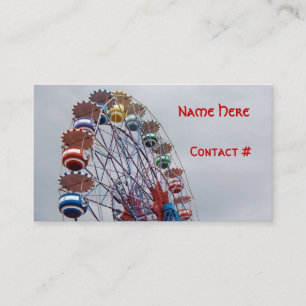 Ferris Wheel Children Play Date Card