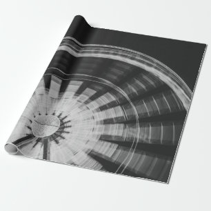 FERRIS WHEEL DURING NIGHT TIME WRAPPING PAPER