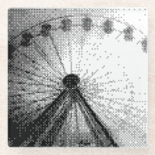 ferris wheel glass coaster