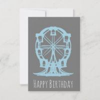 Ferris Wheel Hand Drawn Birthday