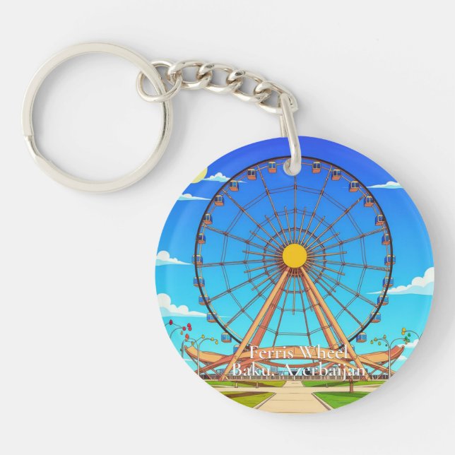 Ferris Wheel Keychain (Front)