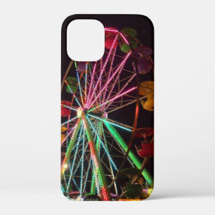 Ferris Wheel Neon Lights at Night Case-Mate iPhone iPhone 12 Mini Case