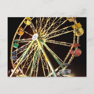 Ferris Wheel on the Midway Postcard