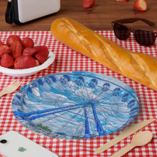 Ferris Wheel Paper Plate