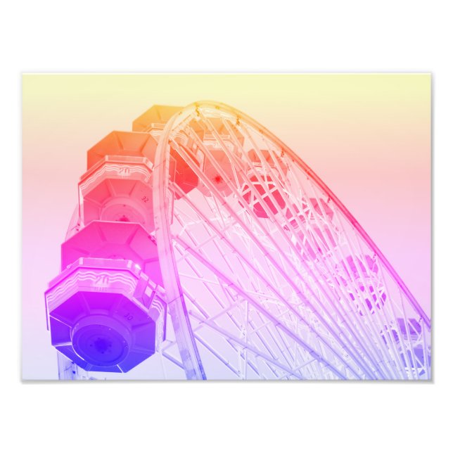 Ferris Wheel Photo Print (Front)
