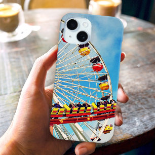 Ferris wheel roller coaster carnival photography iPhone 15 case