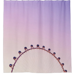 Ferris wheel shower curtain