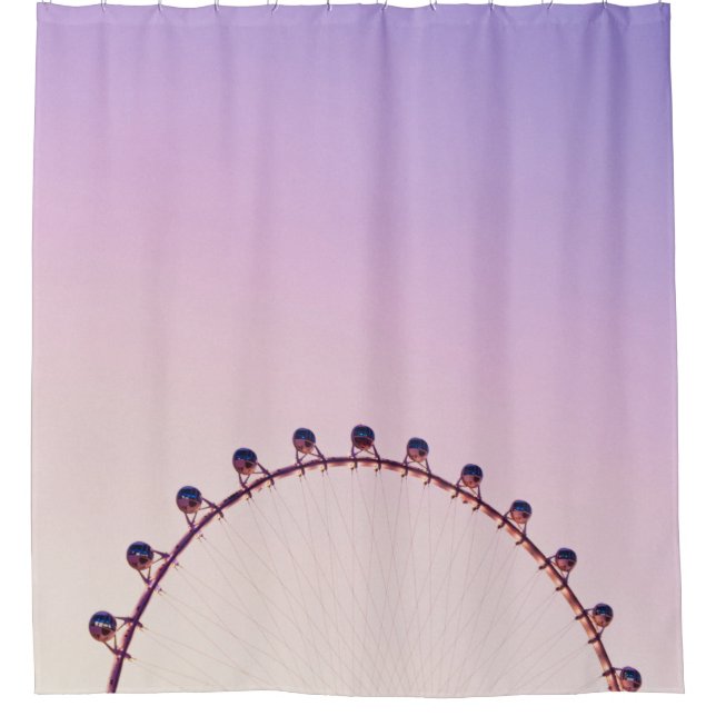 Ferris wheel shower curtain (Front)
