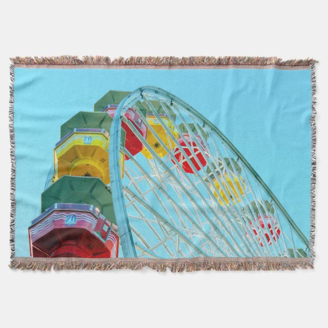 Ferris Wheel Throw Blanket (Front)
