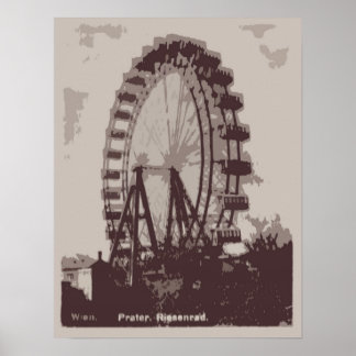 Ferris Wheel, Vienna 1939 Poster