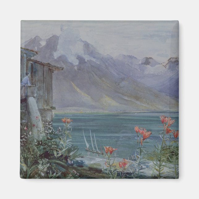 Ferritet, Lake Geneva, 1882 Magnet (Front)
