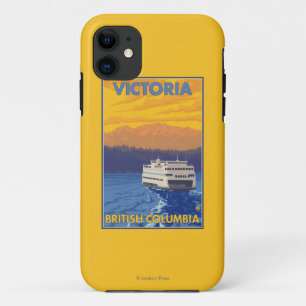 Ferry and Mountains - Victoria, BC Canada iPhone 11 Case