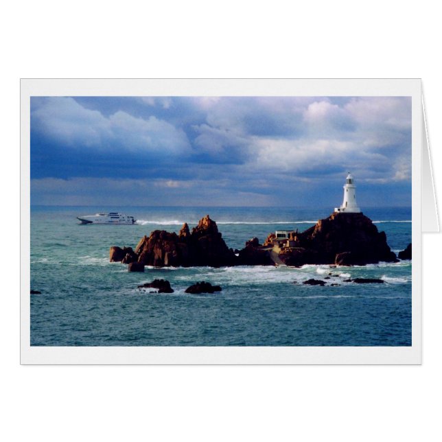 FERRY PASSES CORBIERE LIGHTHOUSE (Front Horizontal)