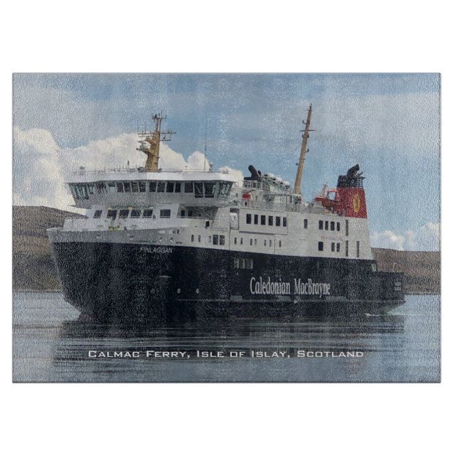Ferry Sailing to Islay in Scotland Cutting Board (Front)