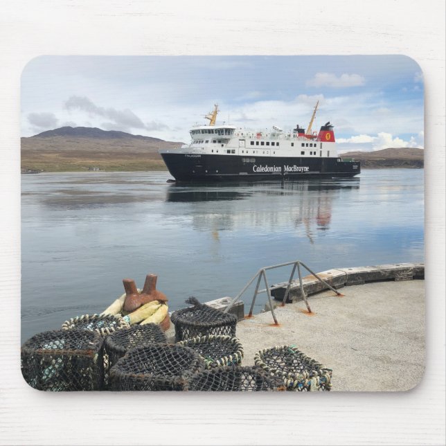 Ferry Sailing to Islay in Scotland Mouse Pad (Front)
