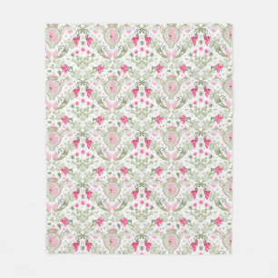 Fertility Damask Fleece Blanket