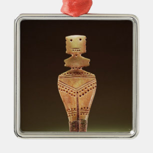 Fertility figure metal tree decoration