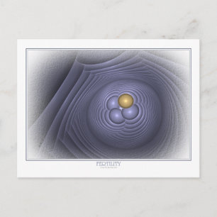 Fertility Postcard on White