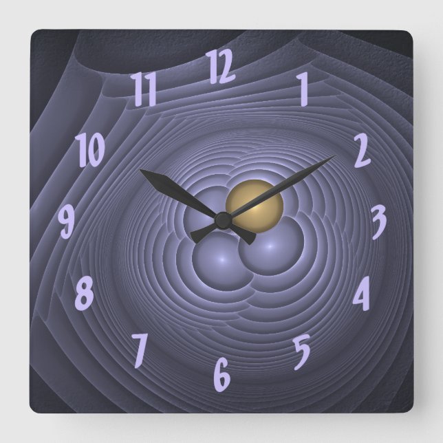 Fertility Square Wall Clock (Front)