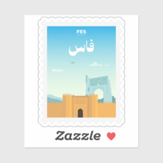 Fes Morocco Postage Stamp Travel