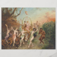 Fest der Faune und Nymphen Scrapbook Paper