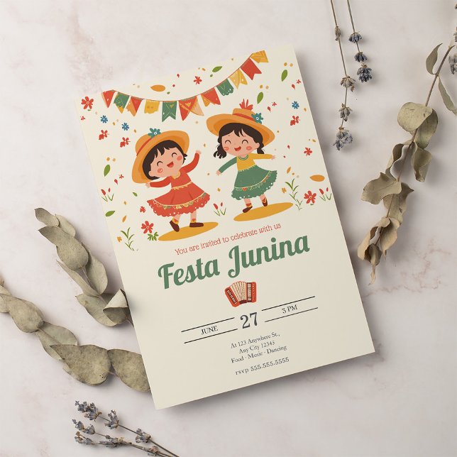 Festa Junina Brazilian Party  Invitation (Creator Uploaded)