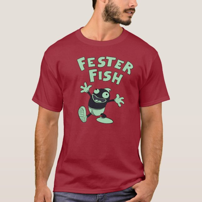 Fester Pose Dark T-Shirt (Front)