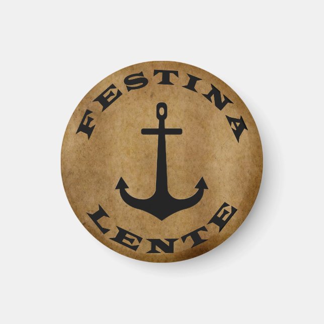 Festina lente magnet (Front)