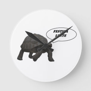 ,festina lente panzer round clock
