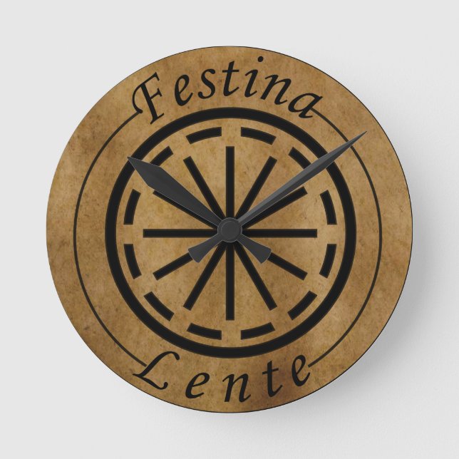 Festina lente round clock (Front)