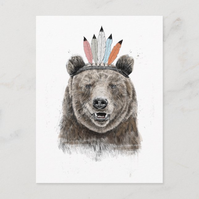 Festival bear postcard (Front)