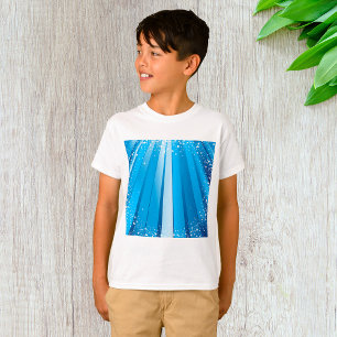 Festival Blue Light Rays Boys T-Shirt