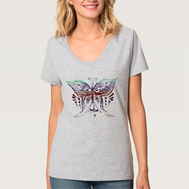 Festival Butterfly Shirt (Tribal) (Front)