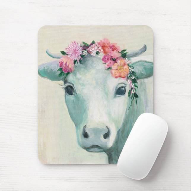 Festival Cow Mouse Pad (With Mouse)