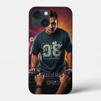 Festival Frenzy: DJ in the Spotlight Design iPhone 13 Mini Case