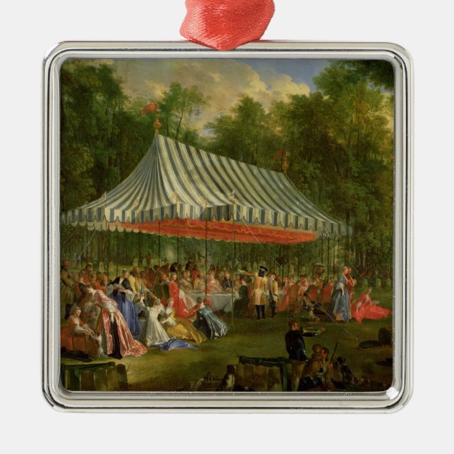 Festival Given by the Prince of Conti Metal Tree Decoration (Front)