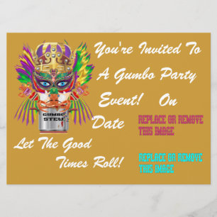 Festival Gumbo Queen View Hints please Invitation