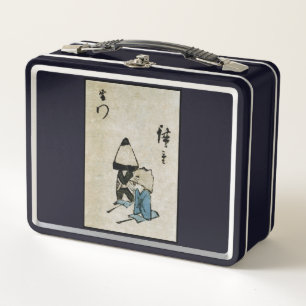 Festival Matsuri Costume Actors Feudal Japan Metal Lunch Box