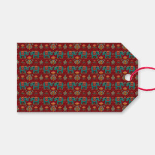 Festival of Light & Grace – Diwali Elephants Gift Tags