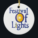 Festival Of Lights Ceramic Tree Decoration<br><div class="desc">Revolution is the festival of the oppressed.</div>